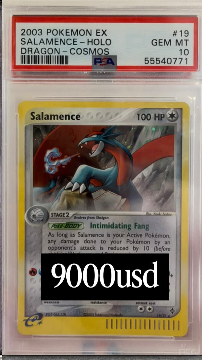 Salamence PSA GEM MT 10