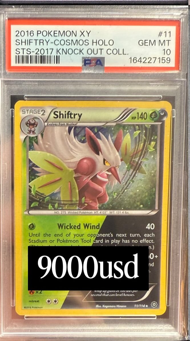 Shiftry PSA GEM MT 10