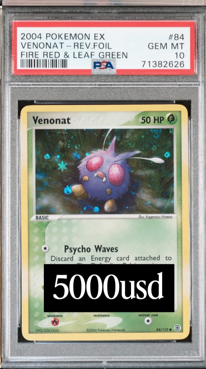 Venonat PSA GEM MT 10
