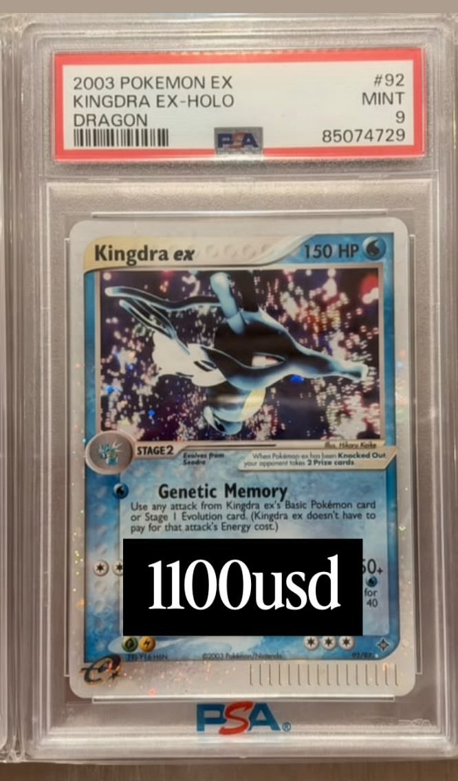 Kingdra EX PSA MINT 9