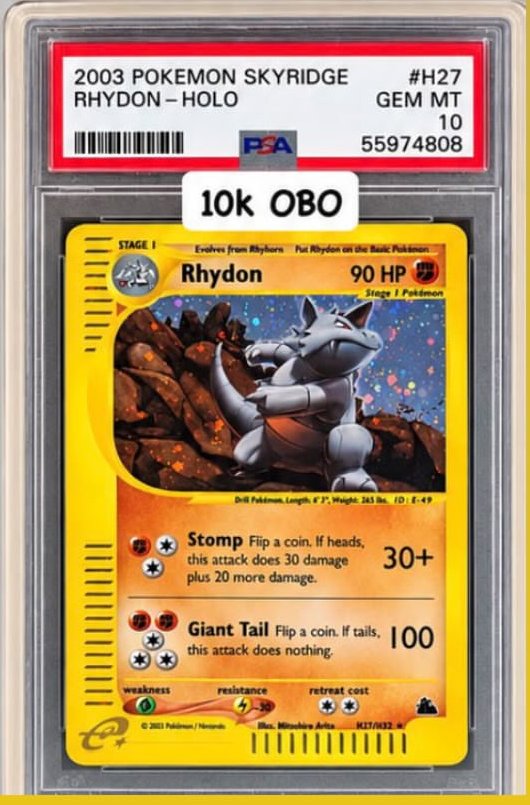 Rhydon PSA GEM MT 10