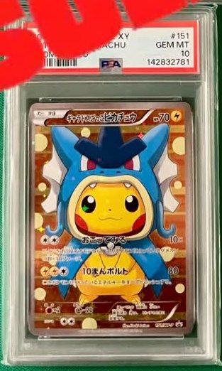Pretend Gyarados Pikachu PSA GEM MT 10