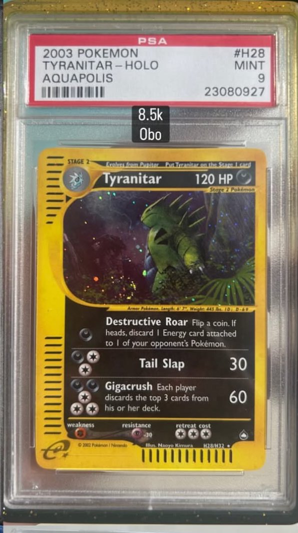 Tyranitar PSA MINT 9