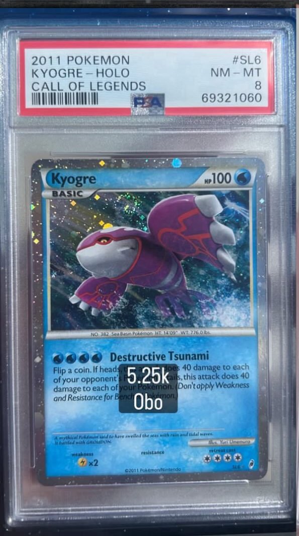 Kyogre PSA NM-MT 8