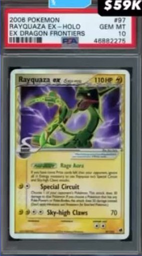 Rayquaza EX PSA GEM MT 10