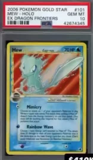 Mew PSA GEM MT 10