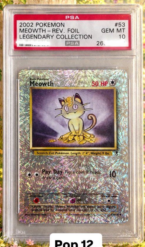 Meowth PSA GEM MT 10