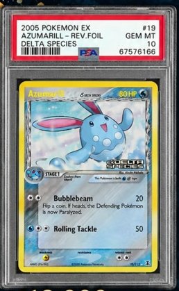 Azumarill Δ PSA GEM MT 10