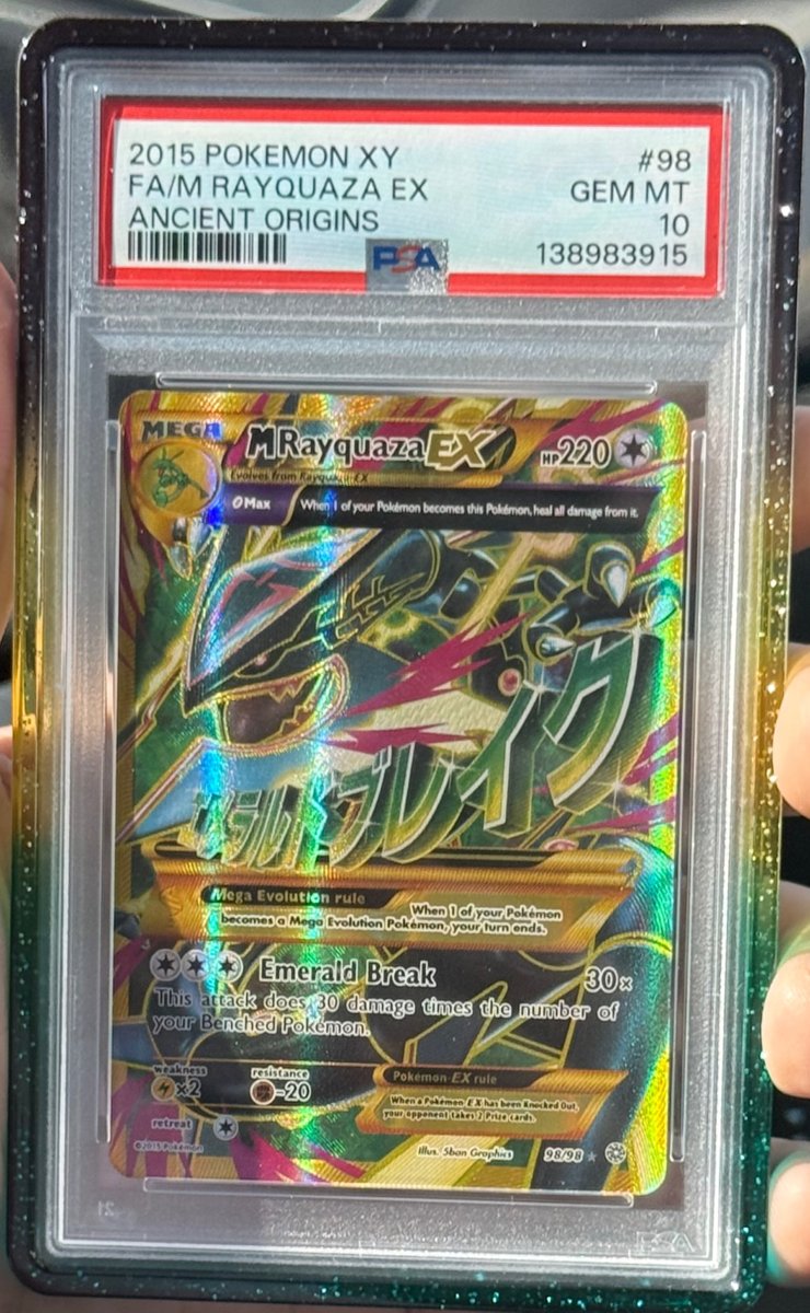 M Rayquaza EX PSA GEM MT 10