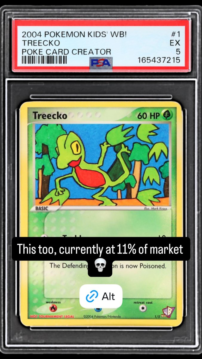 Treecko PSA EX 5