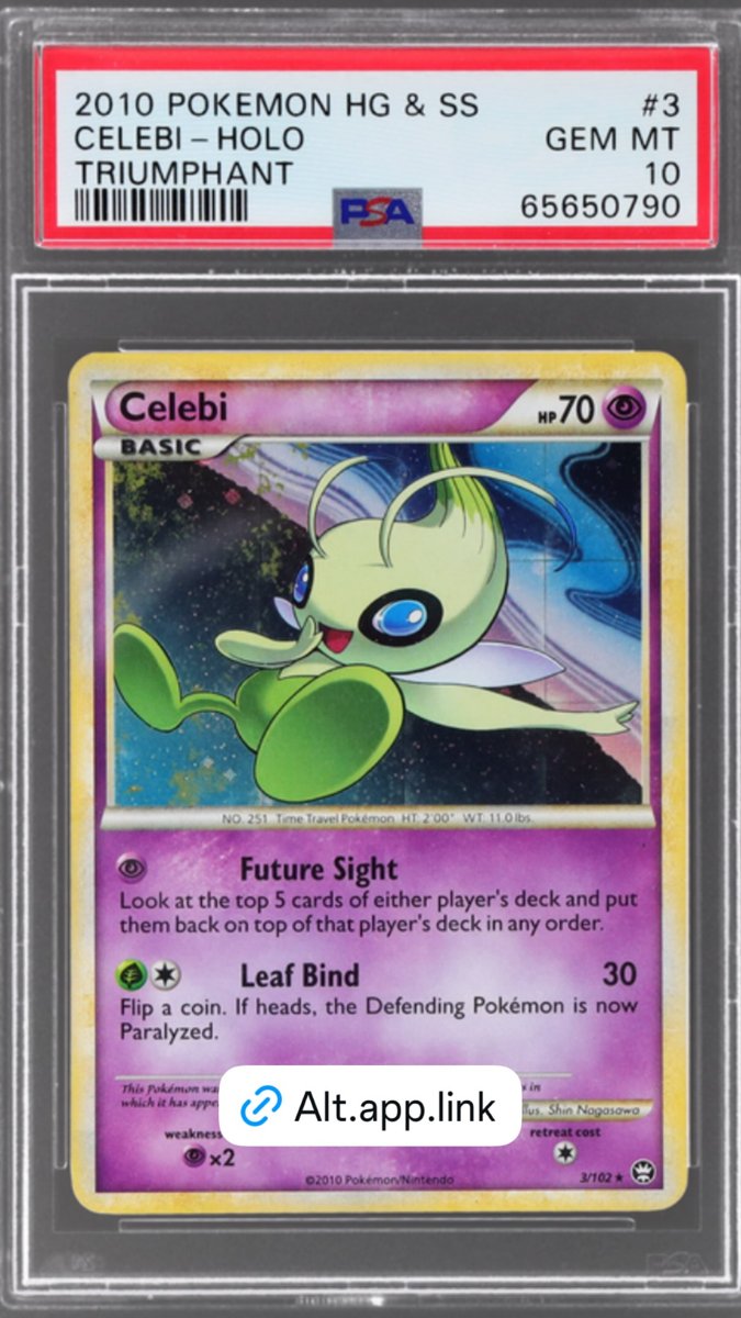 Celebi PSA GEM MT 10