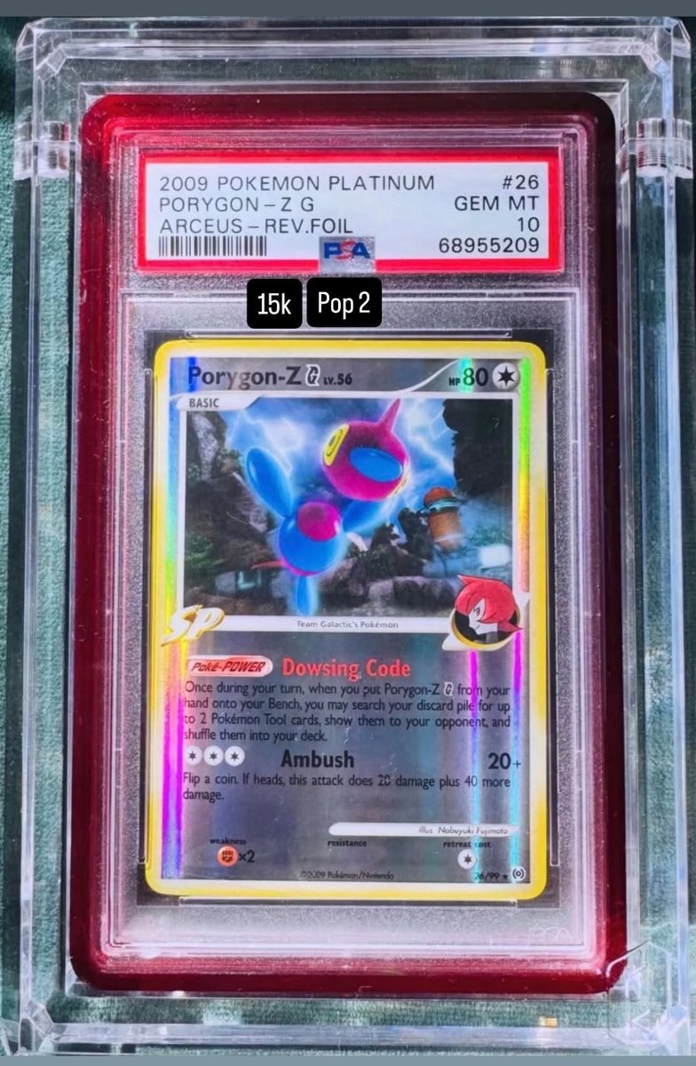 Porygon-Z G PSA GEM MT 10