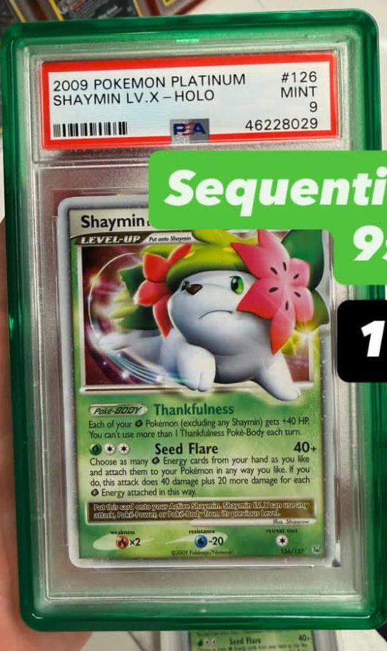 Shaymin Lv X PSA MINT 9