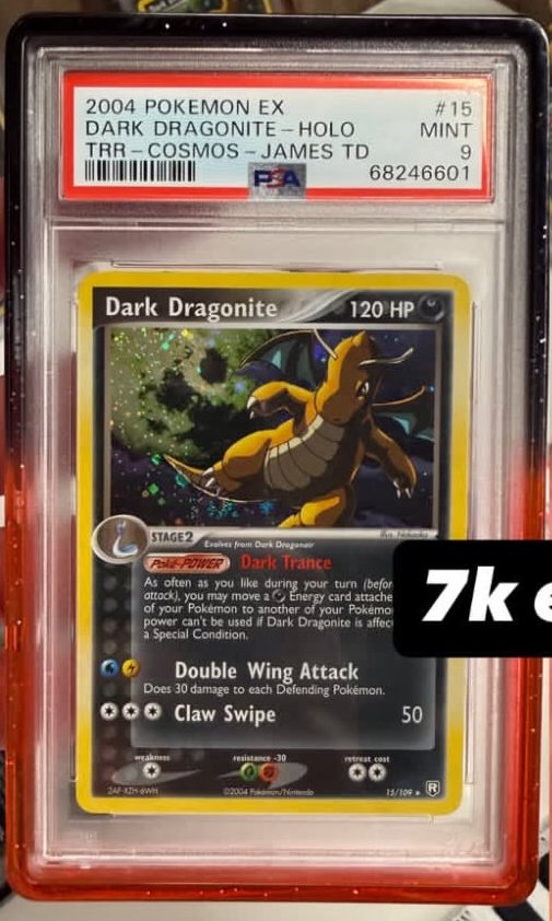 Dark Dragonite PSA MINT 9