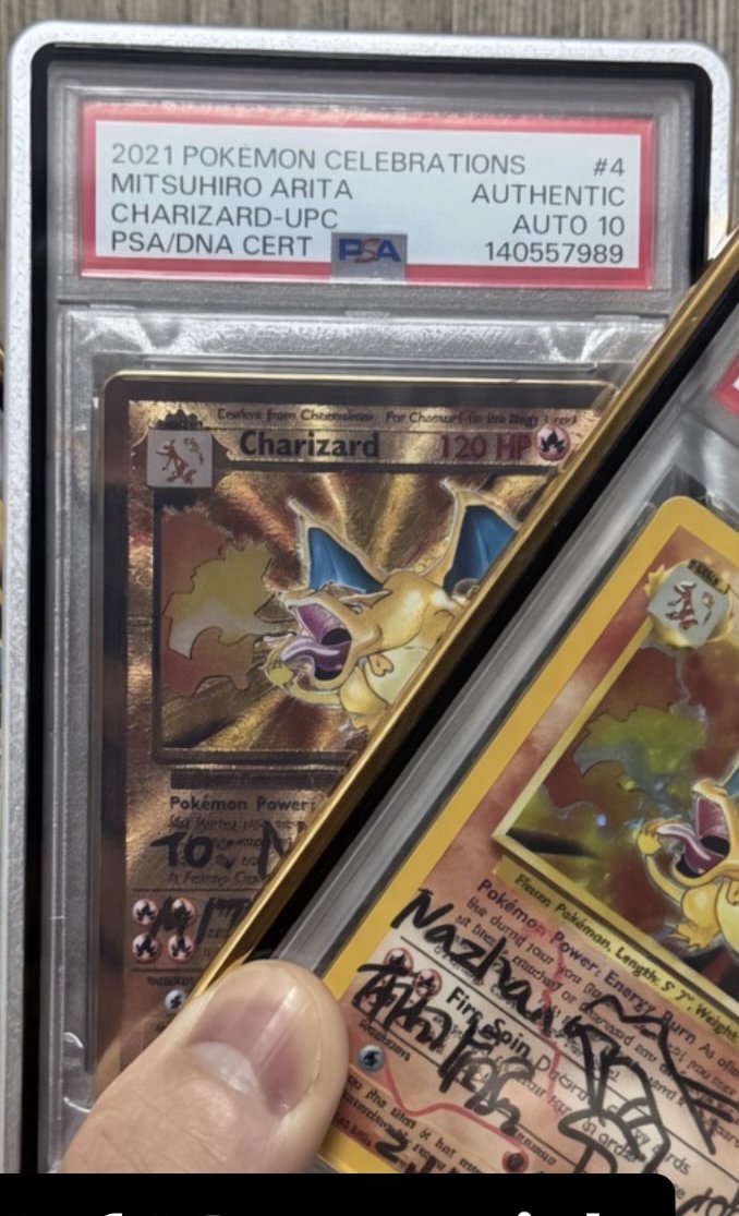 Charizard PSA AUTO 10