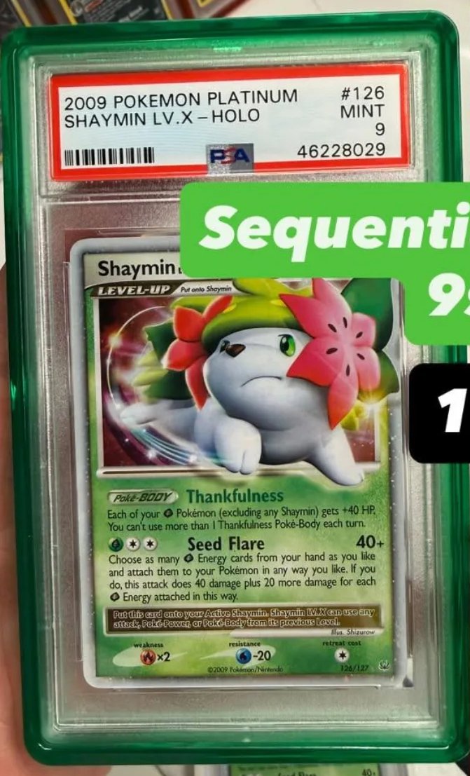 Shaymin Lv X PSA MINT 9