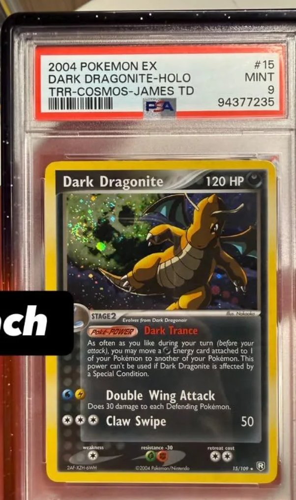 Dark Dragonite PSA MINT 9