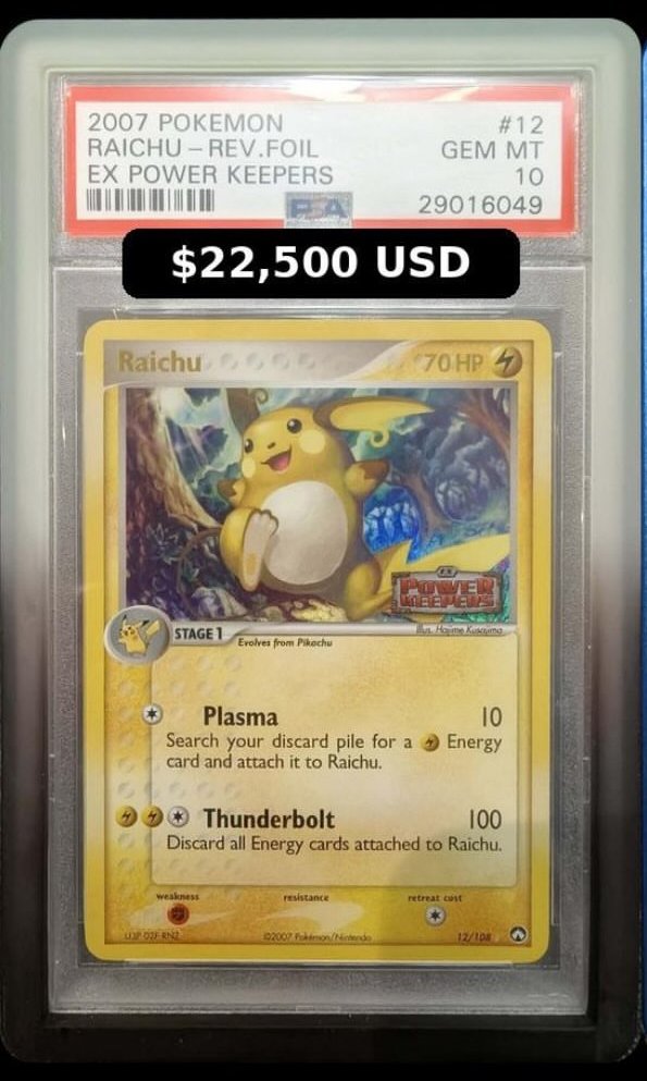 Raichu PSA GEM MT 10
