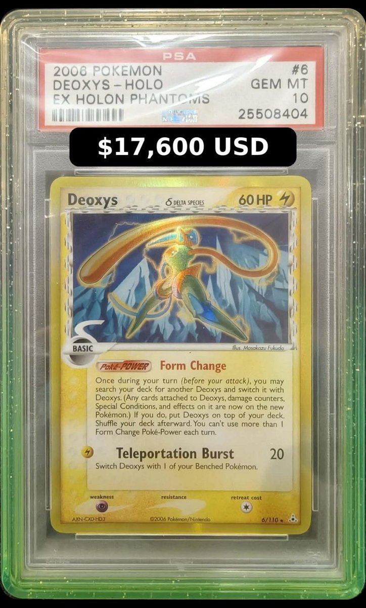 Deoxys PSA GEM MT 10