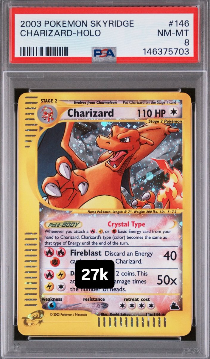 Charizard PSA NM-MT 8