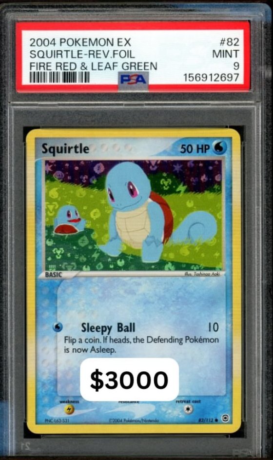 Squirtle PSA MINT 9