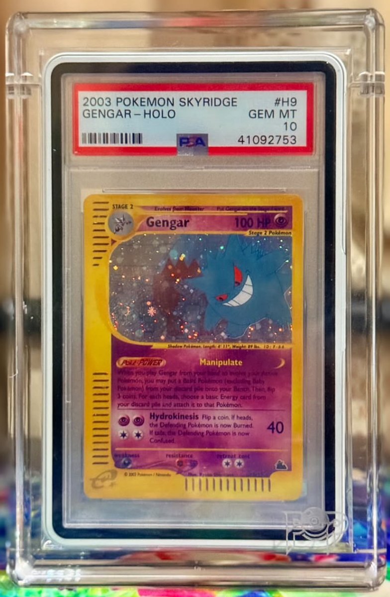 Gengar PSA GEM MT 10
