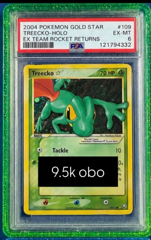 Treecko PSA EX-MT 6