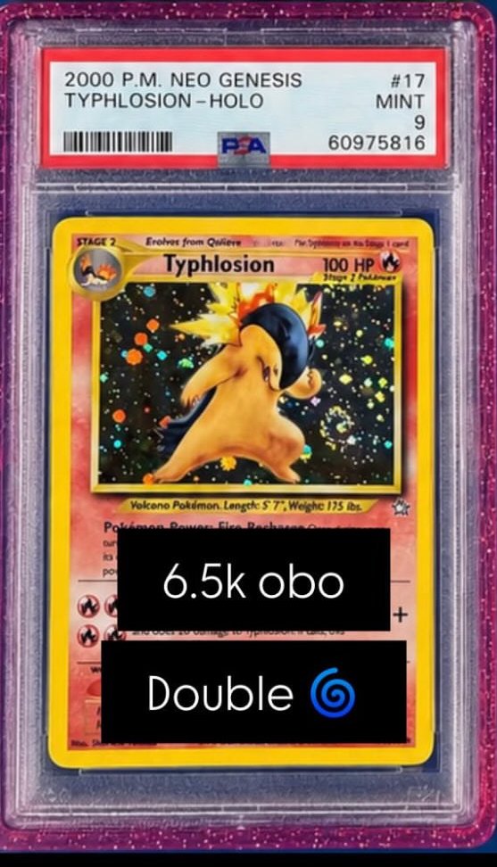 Typhlosion PSA MINT 9