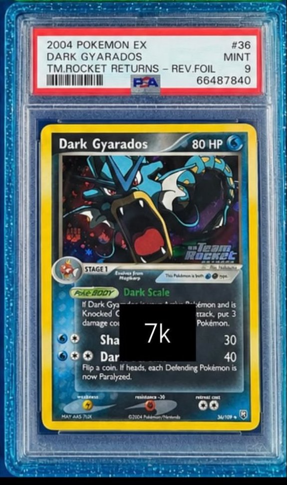 Dark Gyarados PSA MINT 9