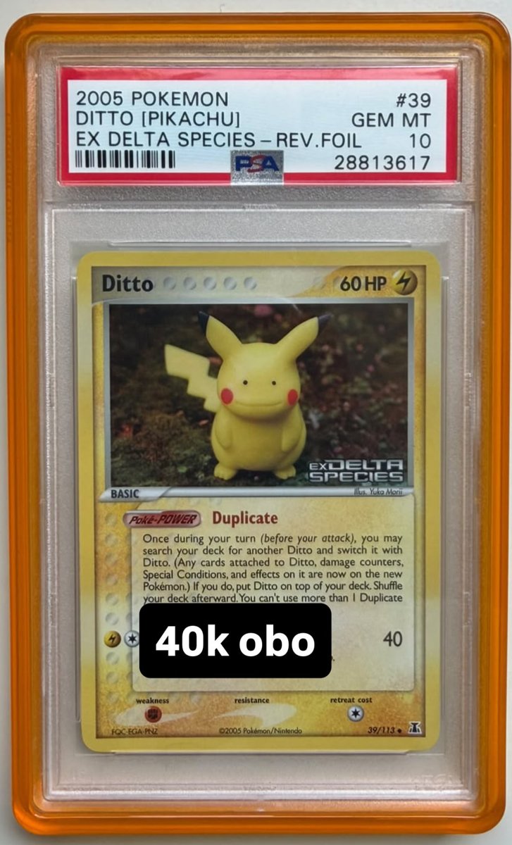 Ditto PSA GEM MT 10