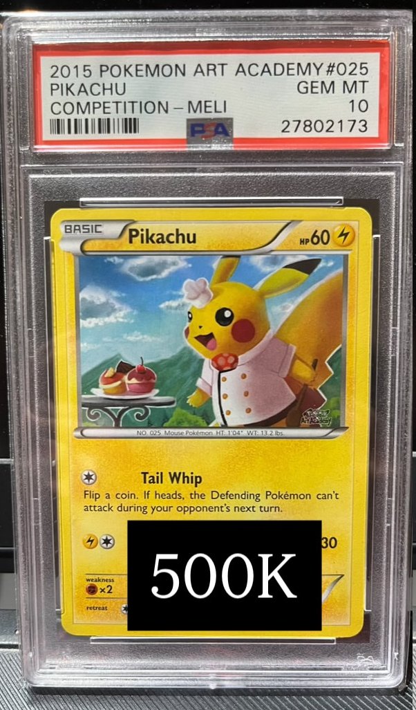 Pikachu PSA GEM MT 10