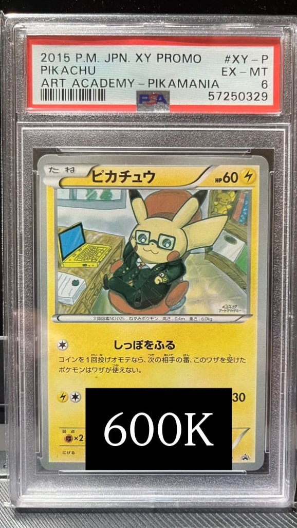 Pikachu PSA EX-MT 6
