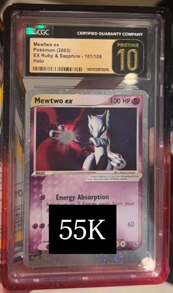 Mewtwo ex CGC PRISTINE 10