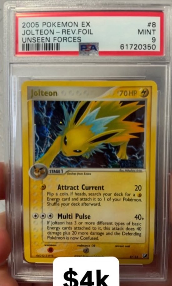 Jolteon PSA MINT 9