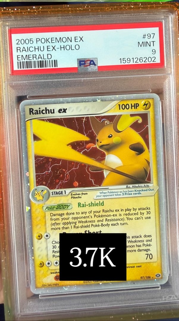 Raichu EX PSA MINT 9