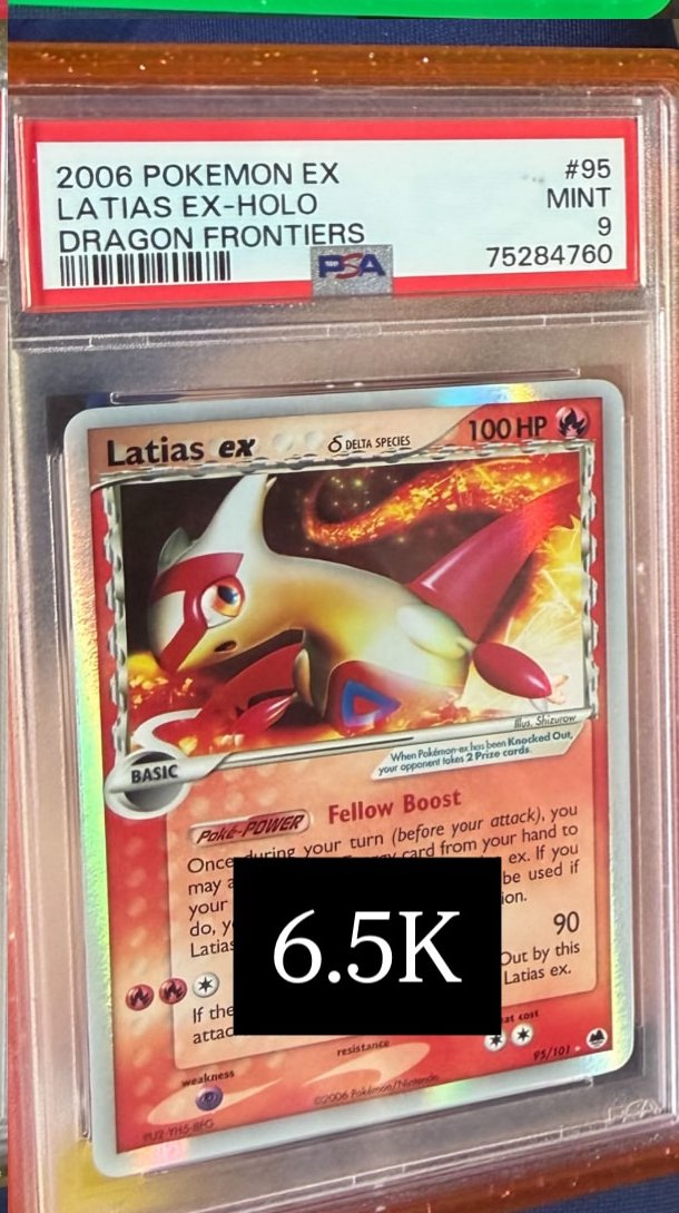 Latias EX PSA MINT 9
