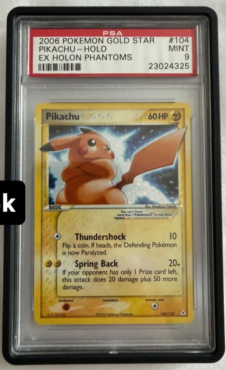 Pikachu PSA MINT 9