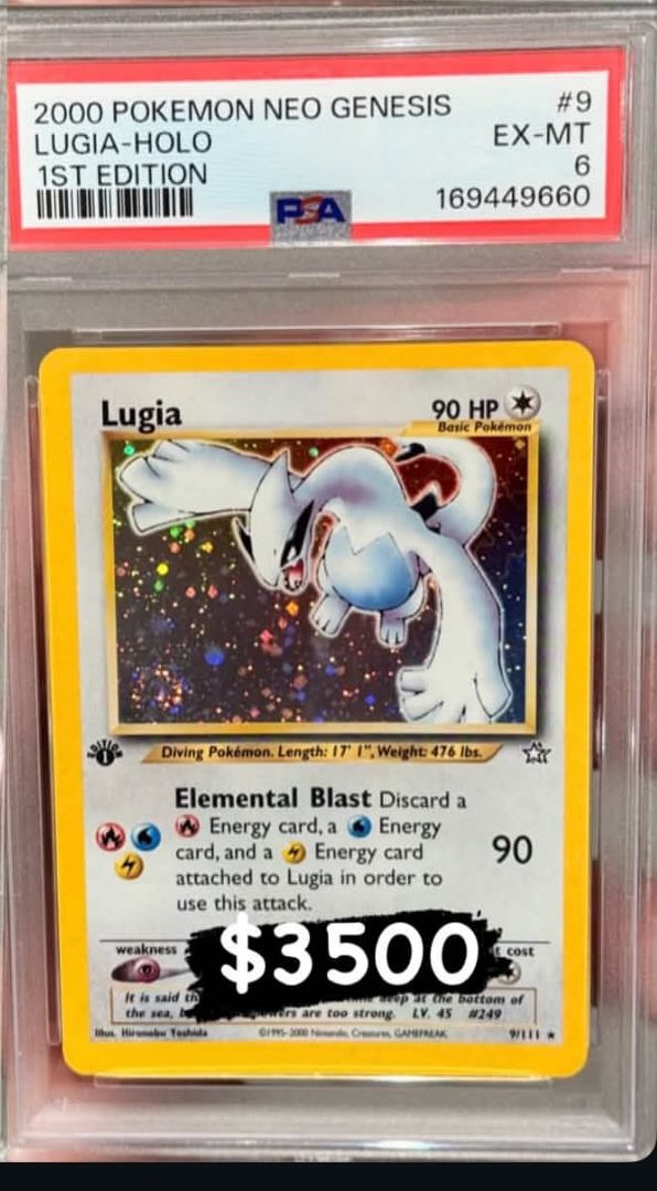 Lugia PSA EX-MT 6