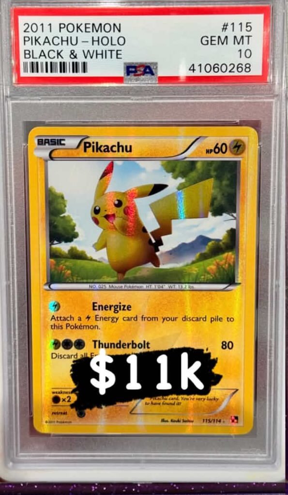 Pikachu PSA GEM MT 10