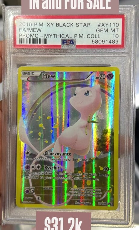 Mew PSA GEM MT 10