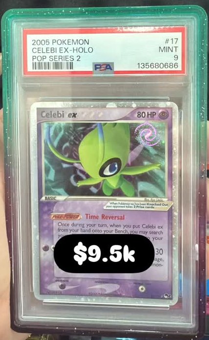 Celebi EX PSA MINT 9