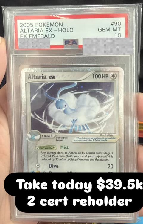 Altaria ex PSA GEM MT 10