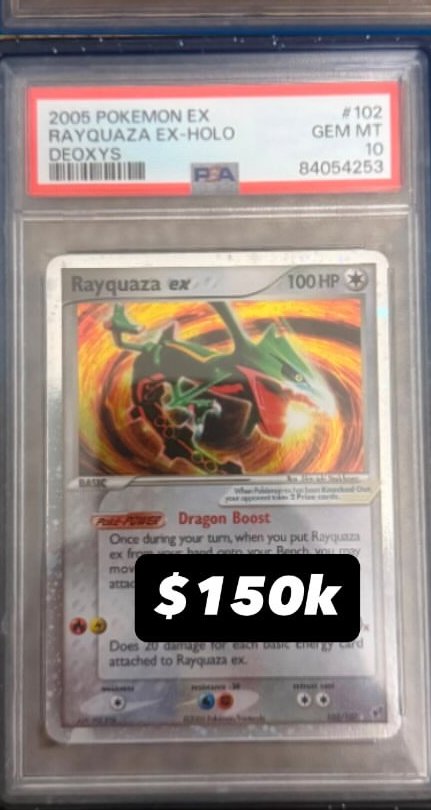 Rayquaza EX PSA GEM MT 10