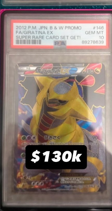 Giratina EX PSA GEM MT 10
