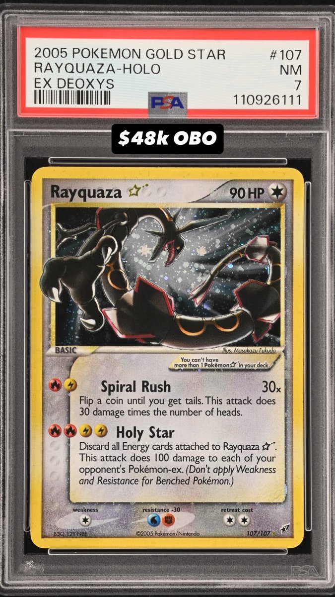 Rayquaza PSA NM 7