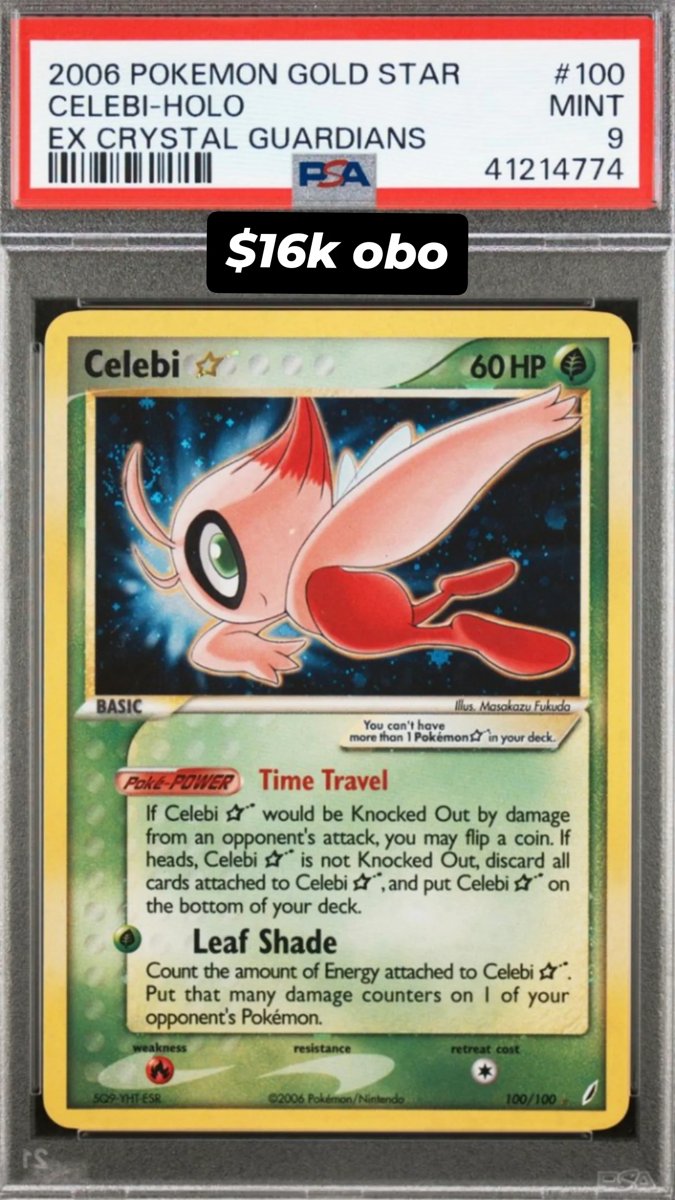 Celebi PSA MINT 9