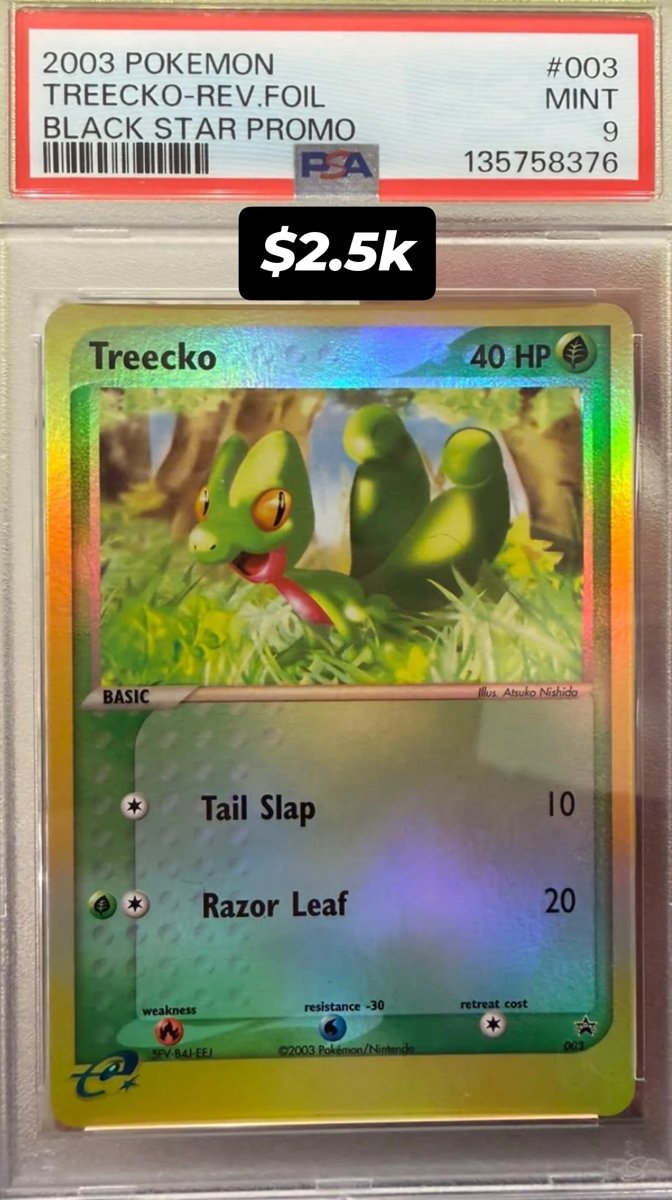 Treecko PSA MINT 9