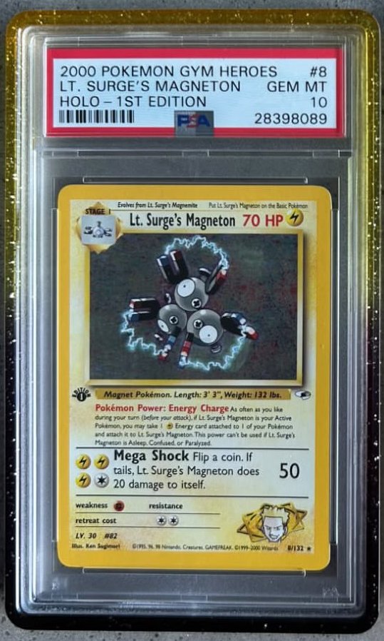 Lt. Surge's Magneton PSA GEM MT 10