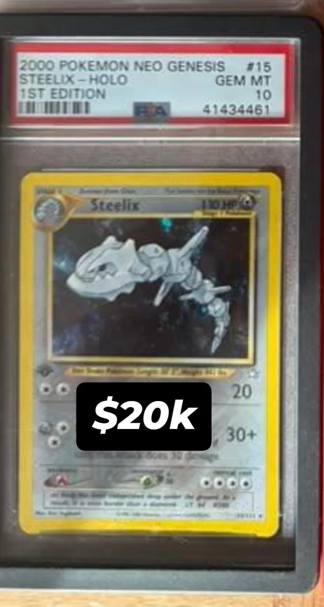Steelix PSA GEM MT 10
