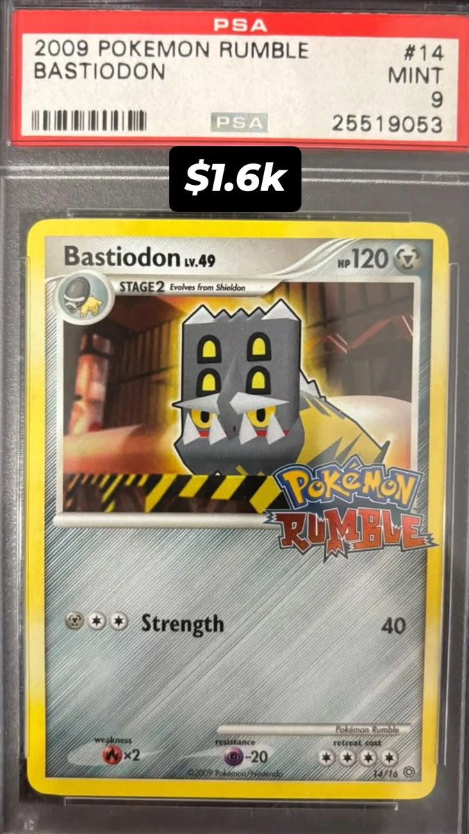 Bastiodon PSA MINT 9